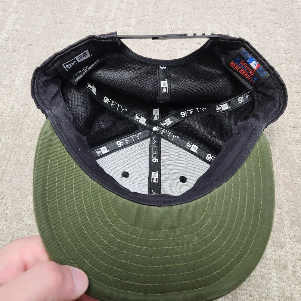 New‎ Era 9FIFTY Cleveland Guardians MLB Snapback Hat Black Camo Crucial Catch